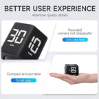 Productivity Timer 1, 5, 10, 30, 60 Minutes Preset, Desk Cube Timer with Gravity Sensor/Mute/Vibration for ADHD, Work, Study, Kitchen, Back to School (1, Black)