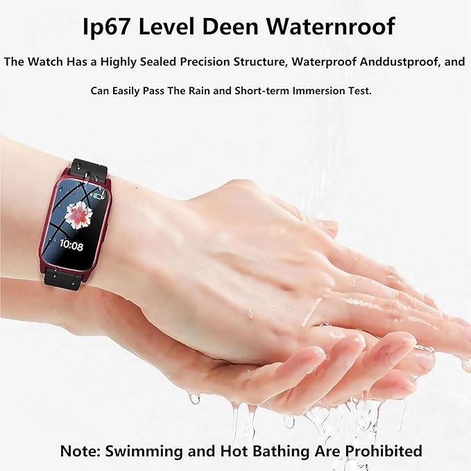 Elderly Fall Watch, Smart Watch for Men Women Wtih Sos Call and Health Monitoring, Ip67 Waterproof, Emergency Call Bracelet, for Seniors & Adults, Christmas and Birthday Gifts, 4G Safety(Black)
