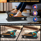 Under Desk Elliptical Machine, Electric Elliptical Exerciser for Senior, Quiet & Small Electric Seated Pedal Exerciser for Home with Display Monitor, Remote Control & 12 Adjustable Speeds