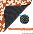 Armanza Square Mouse Pad Cute Flowers, Personalized Premium-Textured Custom Mouse Mat Design, Washable Mousepad Cloth, Non-Slip Rubber Base Computer Mouse Pads for Wireless Mouse