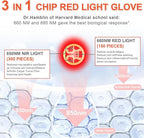 Red Light Therapy for Hands & Wrist,2026 Upgrade 4 Therapy Modes, 5-Level Intensity,10–90 Min Timer, Red & Infrared Light Therapy Device for Home Use (16.5IN*7IN)