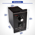 matell DC 12-60V 20A Motor Speed Controller Forward/Reverse (Forward Change)