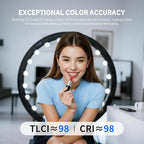 Godox Litemons LE200Bi Bicolor LED Video Light, 220W 57700Lux@1M CRI98+ Bowens Mount LED Light, Studio Bright with APP Control, 11 FX Effects, 0-100% Brightness(White)