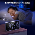 Dekala Bed Shaker Loud Alarm Clock for Heavy Sleepers Adults, Vibrating Dual Alarm Clocks for Bedrooms, Large Display Auto Dimmer,Temperature & Humidity Detect, 7-Day Programmable, Ideal Gift
