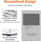 Amazon Basics Dehumidifier with Drain Pump, 50-Pint, Energy Star Certified, for Basement, Bathroom and Other Rooms Up to 4000 SFT, with Timer, auto-defrost, Overflow Protection, White