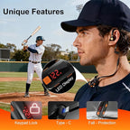 3 Pack Mini Walkie Talkies, Waterproof Small Walkie Talkies Two Way Radio with Earpieces for Outdoor, Restaurants, Hiking, Baseball, Hospital, Tourism, Adults