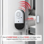 Sanjie Door Window Alarms - 5 Pack,125dB,Volume Control,Window Door Open Alarm Sensors for Kids Safety/Dementia/Pool,Wireless Sensors Keep Your Home Security,Easy to Install,Long Battery Life