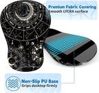 YIWEI Ergonomic Mouse Pad with Wrist Rest - Comfortable Office Mousepad with Memory Foam Wrist Support for Carpal Tunnel Relief, Mouse Pads with Non-Slip Base for Gaming and Home (Constellation)