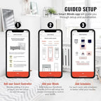 Go Smart Bridge Home Automation Hub for Motorized Blinds Compatible with Alexa, Google Home, IFTTT, Control4, Siri; Remote, App & Voice Control