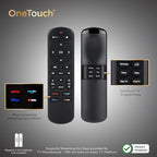 UltraPro OneTouch Universal Remote Control for Samsung TV, LG Universal Remote Control for Smart TV, Roku Remote Replacement, Vizio, Sony, Backlit, Black, 83758