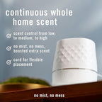 Febreze Plug Scent Booster in White, Continuous Scent Device Oil Diffuser, Compatible with Febreze Air Freshener Plug in Refills