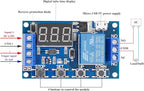[2 Pack] DC 6-30V Timer Relay Programmable Delay Relay Module Cycle Timer with LED Display / 5V Micro USB, Smart Home Controller