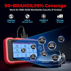 LAUNCH OBD2 Scanner CRP123I V3.0 Elite,2026 Lifetime Free Update Engine ABS SRS Transmission Scan Tool, Oil/Throttle/SAS/EPB/DPF/BMS Reset/ABS Bleeding Car Scanner,FCA SGW, CANFD & DoIP,Battery Test