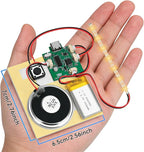 2PCS Customize Recording Module with LED Strip DIY Music Voice Recording Module Chip with Speaker,Type-C Cable,Capability16 Minutes Music for Personalized Greetings, Holiday Crafts Cards with Manual