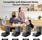 28 Pack Accessories Compatible with Roborock Q5 Pro/Q5 Pro+,Q8 Max/Q8 Max+ Vacuum Robot,Parts Include:2 Dual Roller Brush,6 Side Brush,4 HEPA Filter,8 Mop Cloth,6 Dust Bag,1 Cleaning Tool&1 Screwdrive