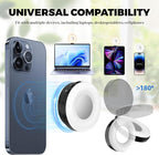 Selfie Light, Selfie Light for iPhone, Portable Phone Ring Light for Video Recording, Adjusted 4 Modes, Rechargeable Fill Light for Selfies, Photography, Makeup, Vlogs, TikTok, Video（Black）