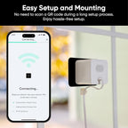 Wyze Window Camera, WiFi Indoor HD Home Security Camera, Upgraded Color Night Vision, Anti-Glare, AI-Powered Motion Detection, Easy & Quick Setup, 24/7 Recording, Works w/Alexa & Google
