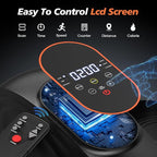 2025 New Under Desk Elliptical Machine,Portable Seated Pedal Exercise Machine for Seniors, 12 Adjustable Speed Elipse Leg Exerciser with Remote Control,Quiet Foot Exercise Machine for Home Office