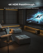 ULTIMEA Skywave X70 7.1.4ch Professional Wireless Surround Sound System for TV w/Dolby Atmos, 980W Sound Bar with 10" Wireless Subwoofer, 20Hz Low Frequency, GaN Amplifier, 4K HDR Pass-Through