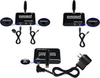 ENSIGEAR Wireless IR Repeater Kit, Infrared Remote Control Extender, Infrared Remote Control Wireless Connection Device. (Transmitter + Receiver)