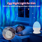 XBYZZRS Galaxy Projector Egg Night Light Projector USB-Powered Mood Lighting Adult Kids Night Light Adjustable Colors Lights for Bedroom Aurora Halloween Decorations Christmas Gift