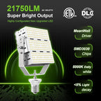 OPENLUX LED Shoebox Retrofit Kit 150W 21750LM E39 Mogul Base ETL DLC Listed 5000K LED Retrofit Light for Parking Lot Lights Tennis Court AC100-277V