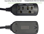 DIGITEN DHTC1011 Humidity and Temperature Controller Plug-in Thermostat Humidistat Outlet Humidity Controller Greenhouse Thermostat Cooling Heating Humidifier Dehumidifier