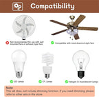 Universal Ceiling Fan Remote Control Kit,Replacement for Harbor Breeze,Hunter,Hampton Bay,Litex,3-Speed,Light Control, with Receiver FAN28R,Replace UC7030T FAN-53T 2AAZPFAN-53T FAN-11T KUJCE9103