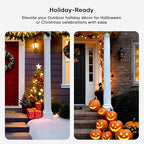 TREATLIFE Dimmer Plug with 100FT Wireless Remote Control, IP44 Weather Resistance, Outdoor Dimmer for String Lights, Lamps, Patio Lights, Max Power 400W