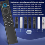 Voice Replacement Remote Control for All Samsung TV Curved Frame UHD QLED LED 4K 8K Smart TVs, with Voice Function