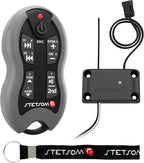 Stetsom SX2 - Universal Remote Control, Infrared, Long Range (1640 ft), 16 Functions, Learning Mode, Compatible With Car Audio Head Units, Home Devices and Video Equipment