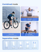 RENPHO Leg Massager with Smart Pressure Sensor, FSA Eligible HSA Foot Massage, Cordless Air Compression Recovery Boot for Pain Relief, Foot & Calve & Thigh Massager, Adapter Not Included,1 Pack
