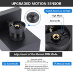LWSOY Motion Sensor Outdoor Wall Lanterns 2 Packs, Upgrade Dusk to Dawn Exterior Light Fixture, 3 Lighting Modes, Waterproof Front Porch Lights for Garage Patio Garden House Entryway, Black.