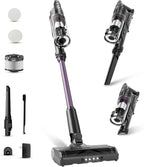 Candy Cordless Vacuum Cleaner,45Mins Vacuum Cleaners for Home,Stick Vacuum,Strong Suction,Removeable Battery,Anti-Tangle,One Click Clean,Lightweight Handheld for Hardwood Floor Carpet Pet Hair Car