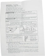 T104M Mechanical Time Switch,208-277 VAC 5HP 40A DPST Timer Switch,Versatile Scheduling,1-12 Cycles Per Day - Manual Override,Mechanism Only