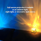 Aurora Borealis Night Light Projector, Aurora Dreamscape Projector, Magical Northern Lights for Your Room, 3/16 Colors Ambient Dynamic Wave Cube Lamp with Remote (16 Colors Rechargeable, Plastic)