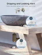 Govee Water Leak Detectors 2 Pack, 100dB Adjustable Audio Alarm Sensor, Sensitive Leak and Drip Alert, for Kitchen Bathroom Basement (Cannot Connect to Wi-Fi Directly)