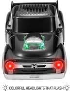 WSTER WS-538 Retro Pickup Truck Bluetooth Replica Speaker – Portable Wireless Car Model Speaker with FM, TWS, LED Party Lights, USB/TF Playback, Built-in Microphone, Type-C, Surprise Gift(White)