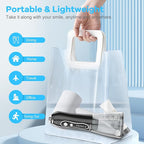 H2ofloss Water Dental Flosser Teeth Pick -Portable Oral Irrigator with 5 Modes, Rechargeable IPX7 Waterproof Orthodontic Teeth Cleaner Pick Cordless for Home Travel-300ml Water Tank