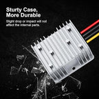 24V to 12V Step Down Converter Golf Cart 12V 10A 120W DC/DC Converter Regulator Reducer for Club Car Truck Vehicle Boat Solar System Scooters Bicycles