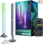 Govee Gaming Light Bars Pro, Upgraded 16-Inch Smart Triple-Sided RGBIC Illumination Wi-Fi LED Gaming Lights, Music Sync & 60+ Scene Modes, Works with Alexa & Google Home, Game Room Decor
