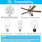 Universal Ceiling Fan Remote Control Receiver for Hunter Ceiling Fan, Compatible with Hunter 99770 99813 99392 99118 99122 99123 99119, 3 Speeds Control, 434MHz (Receiver only)