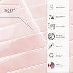 SMART TILES Peel and Stick Backsplash - 5 Sheets of 11.43" x 9" - 3D Adhesive Peel and Stick Tile Backsplash for Kitchen, Bathroom, Wall Tile