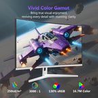 Z Z-EDGE 27 inch Curved Gaming Monitor, FHD 1080P 300Hz 240Hz Computer Monitor, Ultra-Fast MPRT 1ms Curved Monitor, 1500R, 16.7M Colors, UG27H Frameless Bezel, 2X DP 1.4 Ports and 2X HDMI 2.0 Ports