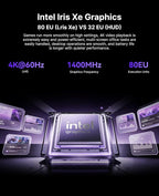 KAMRUI Pinova P2 Mini PC, Core i5-12600H (12C/16T, 4.5GHz), 32GB DDR4 1TB NVMe SSD Mini Computers, 18MB Smart Cache, 4K Triple Display(DP+HDMI+USB-C)/WiFi6/BT5.2 Micro PC for Home/Office/Business