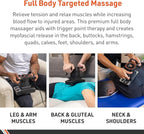 Body Sport Therapeutic Dual Speed Professional Vibrating Massager for Pain & Aching Muscle Relief – High-Powered, Effective, Chiropractic Myofascial Release Tool