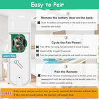 Prichor 99770 Ceiling Fan Remote Control (Remote ONLY) for Hunter 99770 99392 99813, Universal Remote with 3 Speeds & Light Dimmer