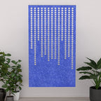 Escape Acoustic Wall Art | Matrix Design | Suspended Sound Proofing Panels | Eco-Friendly Recycled Material | 4X2 | Coffee