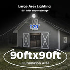 AIKVSXER LED Barn Light 160W Dusk to Dawn LED Outdoor Area Security Light with Photocell 24000LM IP66 Waterproof 6500K Daylight for Yard Street Farm Garden Garage 1 Pack
