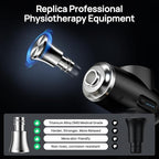 Professional Muscle Massage Gun Deep Tissue with Metal Head Therapy, Portable Handheld Muscle Massager, Percussion Back Body Masajeador 12mm Amptitude, Electric Back and Neck Massager for Athletes
